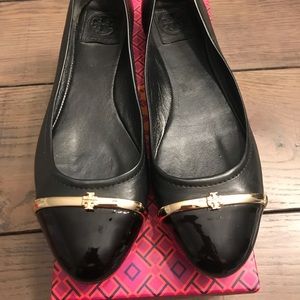 Tory Burch Pacer flats, Black 9.5